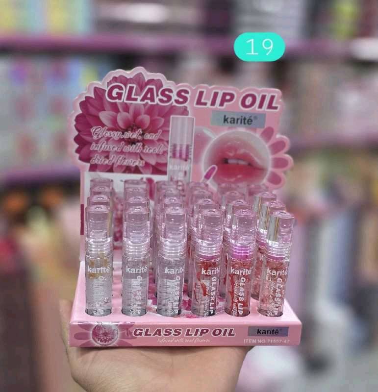 Glass lip oil karité ورد 71557