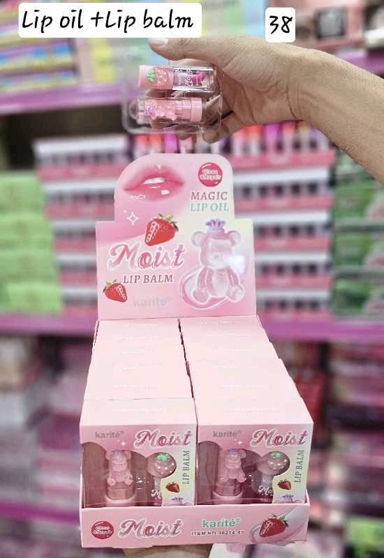 Lip oil + Lip balm 36214 karité