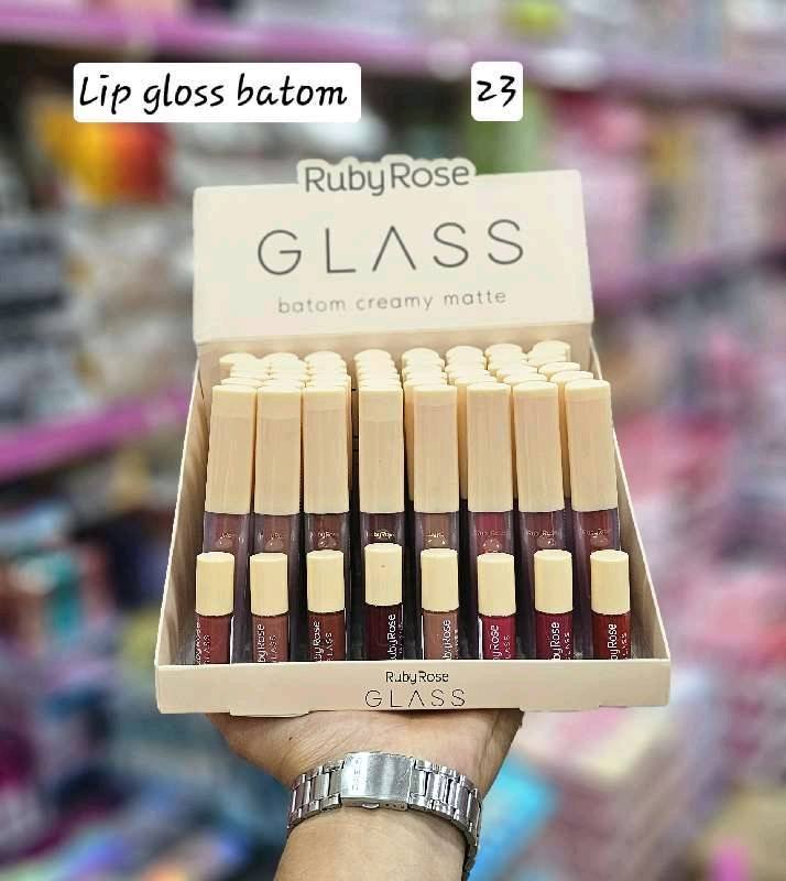 Lip gloss batom HB539 ruby Rose